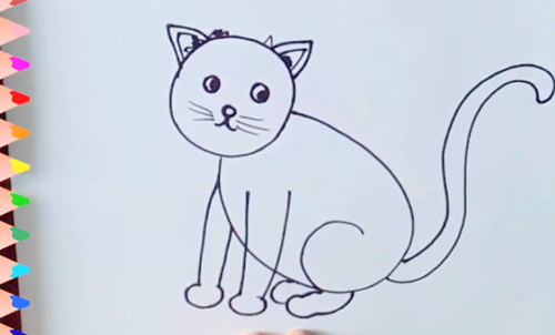 Hướng dẫn vẽ con mèo